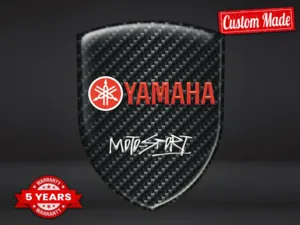 Yamaha Adesivi Logo Personalizzati Design Max Chic Pro Durevoli